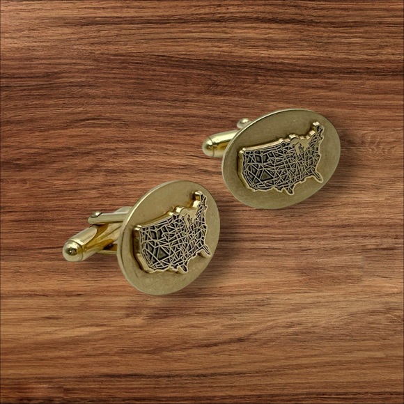 Rare Vintage 12KT Gold Filled United States Cufflinks Collectible Nice Gift - Picture 7 of 14
